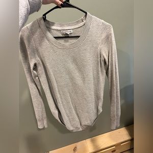 Simple grey sweater shirt
